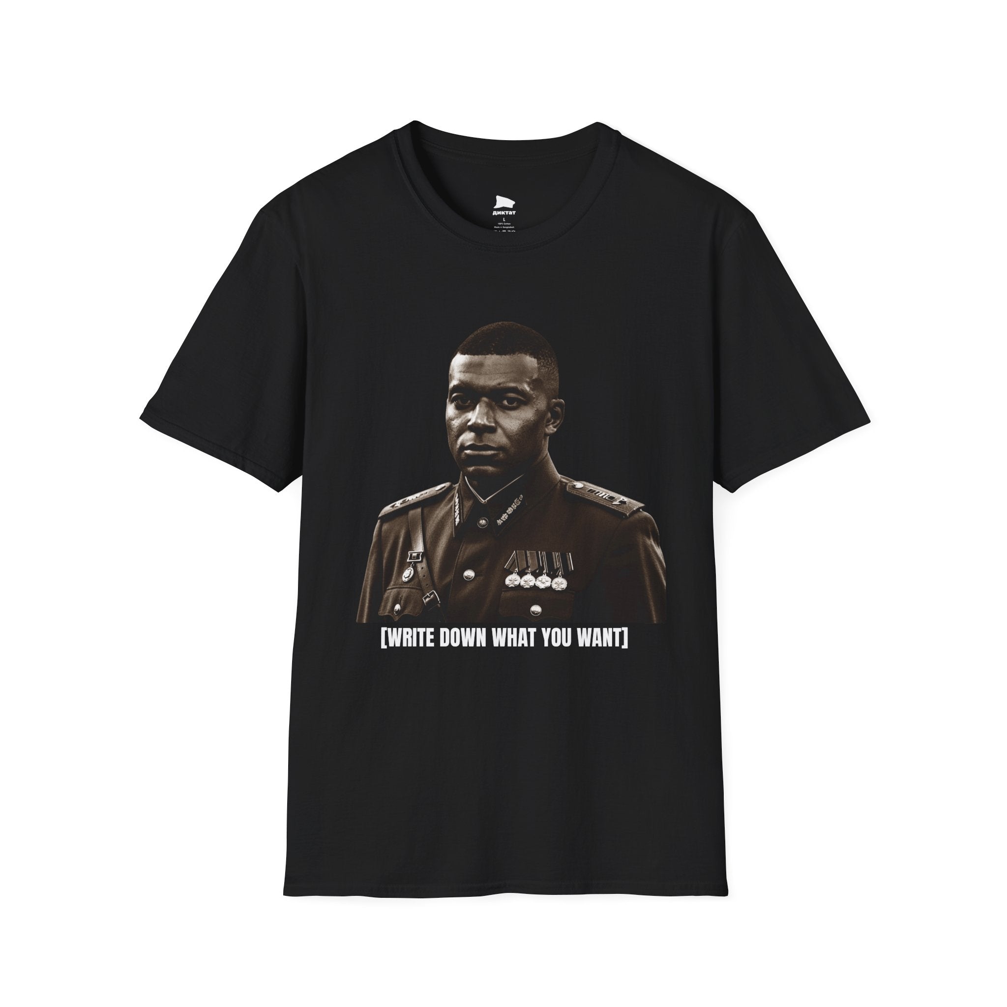 Tee PERSONNALISABLE Mbappé dictator