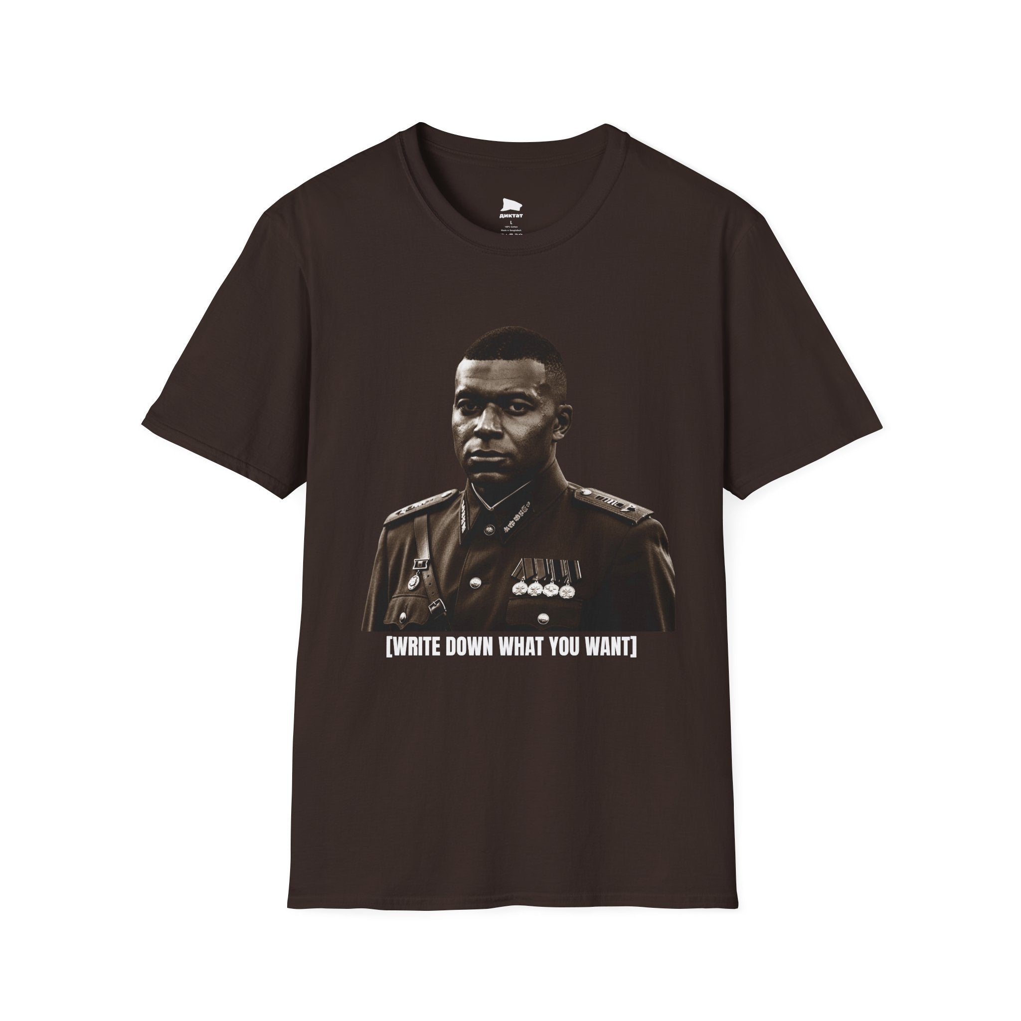 Tee PERSONNALISABLE Mbappé dictator